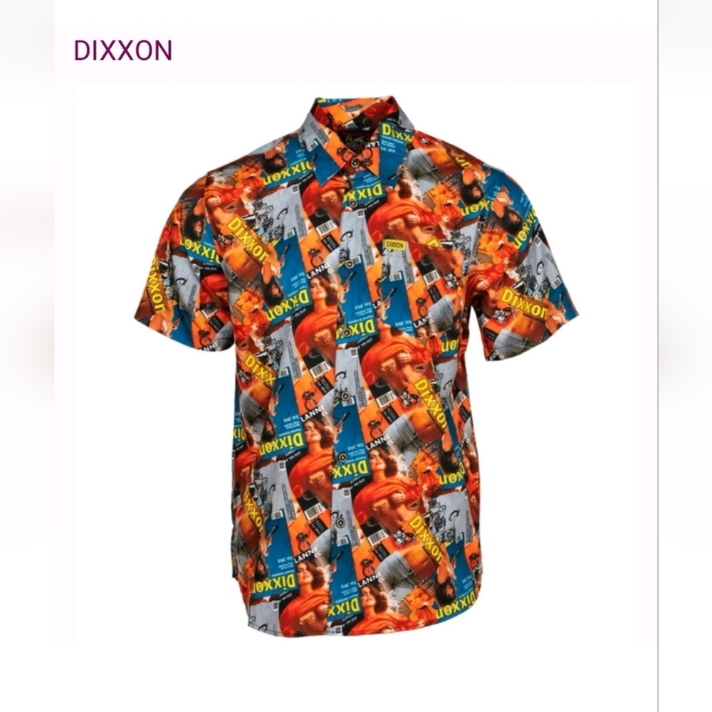 NEW Dixxon Flannel Co Shirt THE ARTICLES Med Button Up  Magazine Party Wear NWT